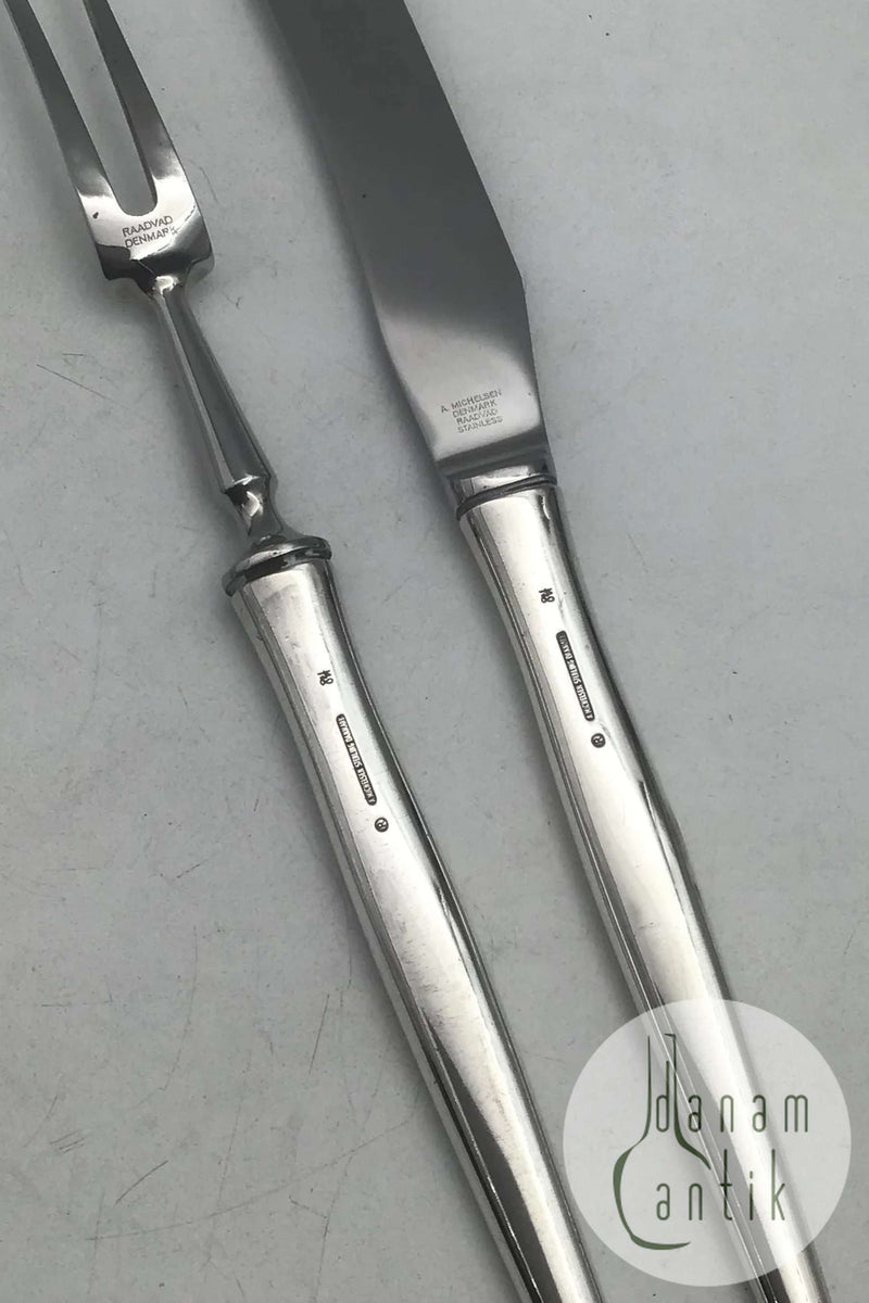 Anton Michelsen Sterling Sølv Tulip Forskærersæt