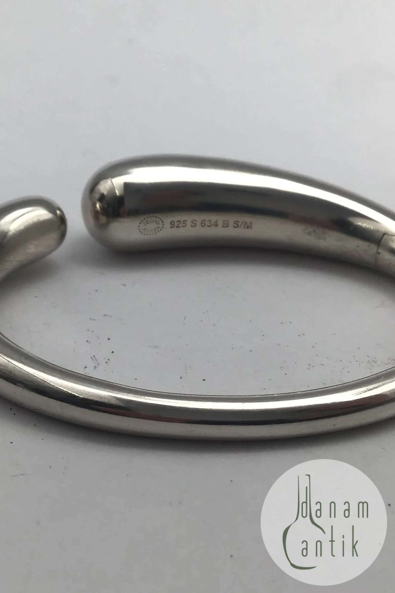 Georg Jensen Sterling Sølv Armring Mercy (Hængslet) No. 634 B