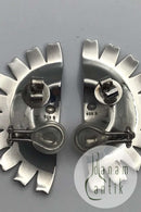 Georg Jensen Sterling Sølv Daisy Øreringe (Blå)