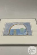 Inger Hanmann Akvarel Maleri i ramme 3