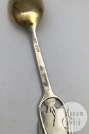 Anton Michelsen Sterling Sølv og Emalje Maribo (Roe) Ske