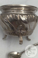 Fransk Sølv Saltkar + Saltske