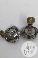 Georg Jensen Sterling Sølv Øreclips Årssmykke 2002