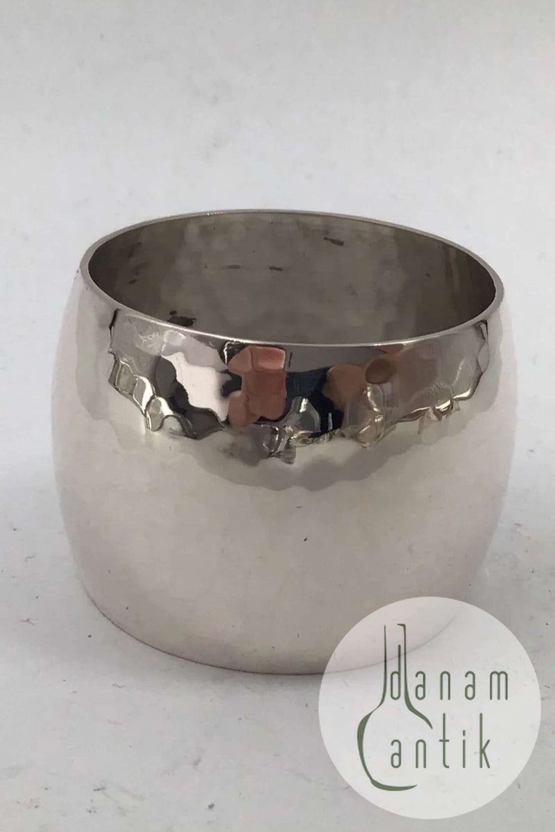 Dansk Sølv Hammerslået Servietring