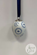 Royal Copenhagen Musselmalet Riflet Påskeæg - Cirkel 2005