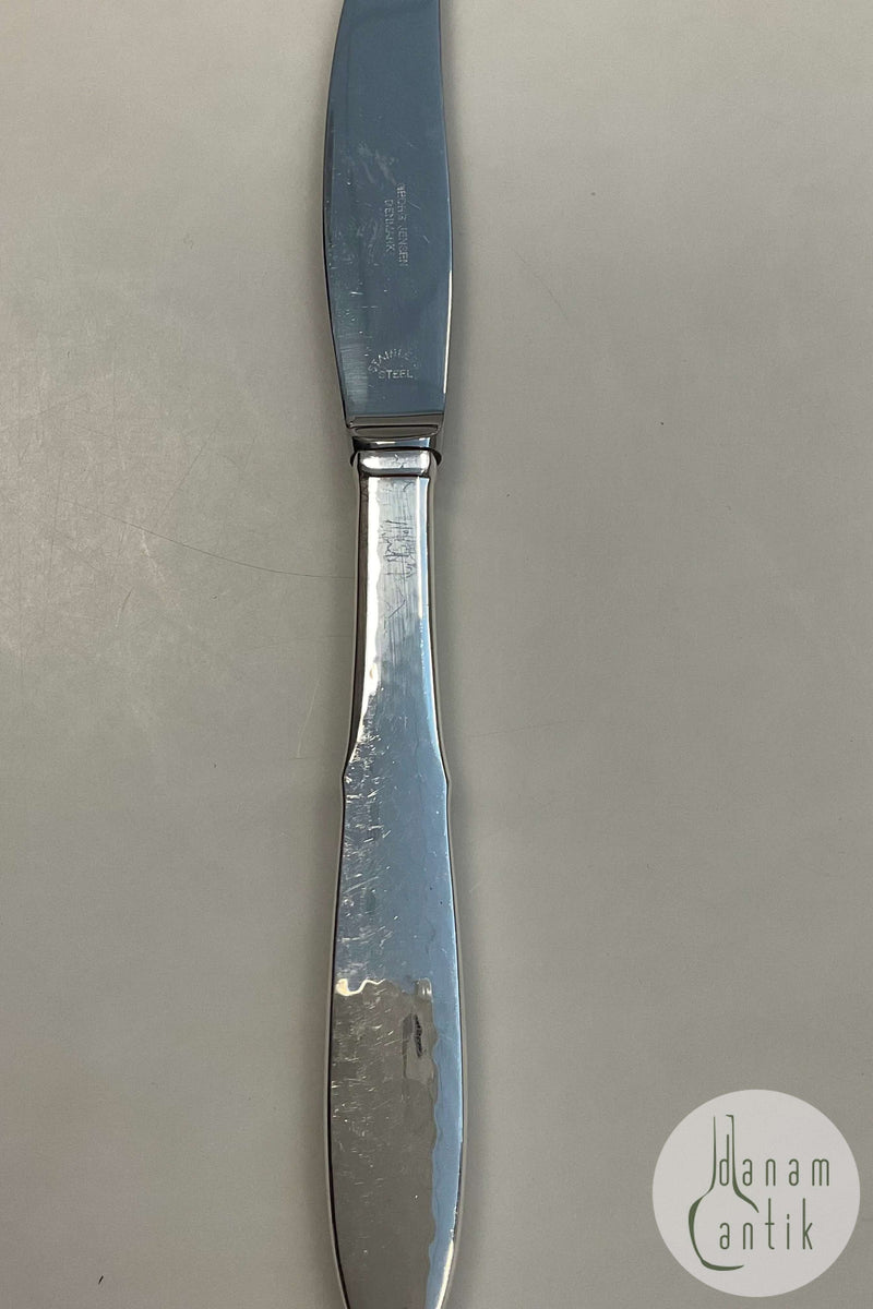 Georg Jensen Sølvplet Mermaid Frokostkniv langt skaft