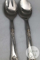 Cohr Sølv / Stål Saksisk Salatsæt