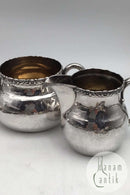 Evald Nielsen Sølv Fløde Sukker Sæt (1927+1928)