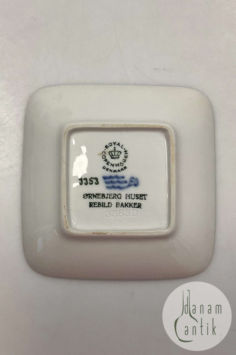 Royal Copenhagen Skål og askebæger No. 3353 Ørnebjerg Huset
