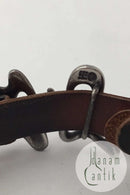 Georg Jensen Sterling Sølv og Læder Choker Halsbånd No 428B Henning Koppel