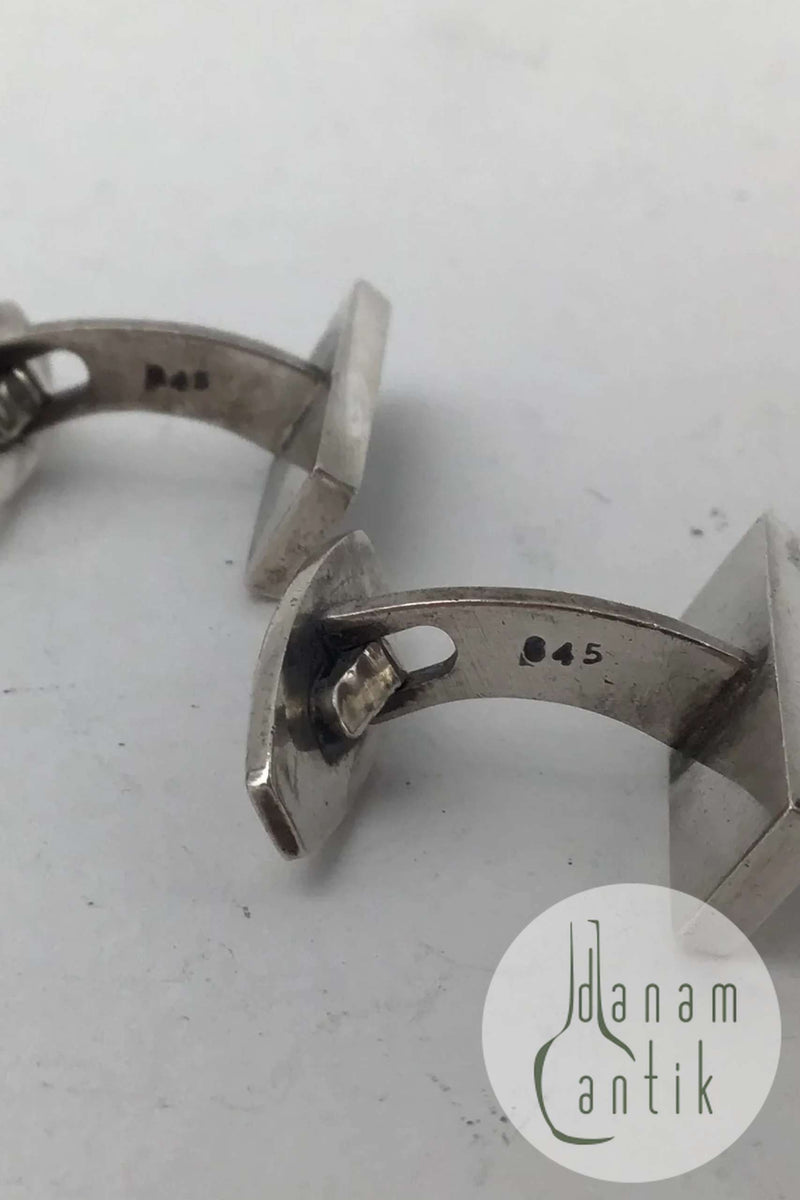 Hans Hansen Sterling Sølv Manchetknapper No. 645