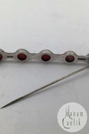 Hans Hansen Sterling Sølv Broche (Koral)