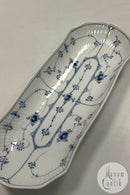 Royal Copenhagen Musselmalet Riflet aflangt Fad No. 297