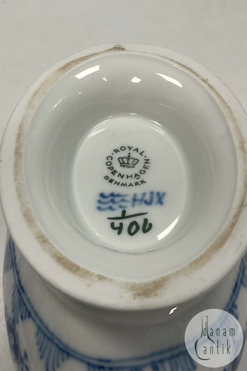 Royal Copenhagen Musselmalet Riflet Sovsekande No. 406