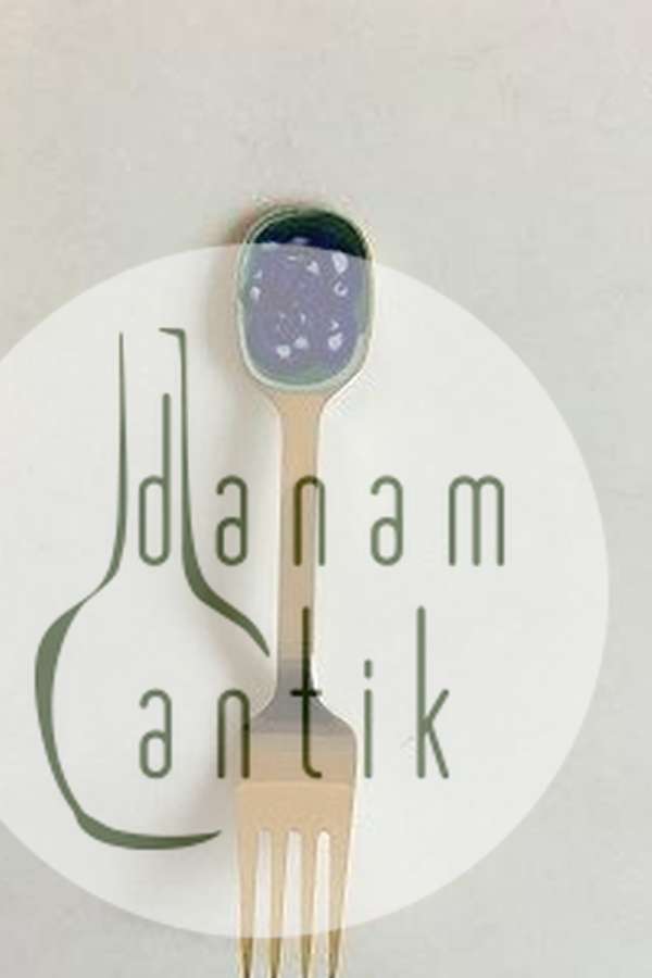 A. Michelsen 1987 Julegaffel Forgyldt Sterling Sølv med emalje