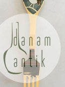 A. Michelsen Christmas Fork 1981 Gilded Sterling Silver with Enamel