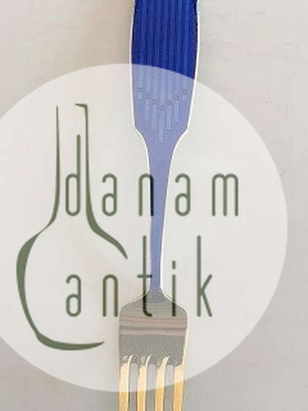 A. Michelsen 1961 Julegaffel  Forgyldt Sterling Sølv med Emalje