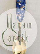 A. Michelsen 1953 Juleske  Forgyldt Sterling Sølv med Emalje