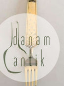 A. Michelsen 1947 Julegaffel Forgyldt Sterling Sølv med Emalje