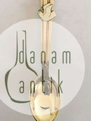 A. Michelsen Christmas Spoon 1943 Gilded Sterling Silver with Enamel