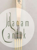 A. Michelsen 1940 Julegaffel Forgyldt Sterling Sølv.