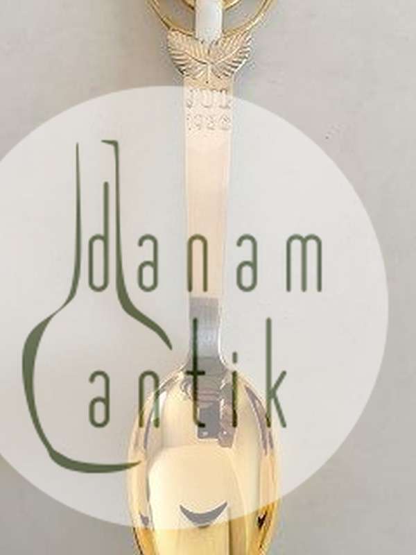 A. Michelsen 1936 Juleske Forgyldt Sterling Sølv og Emalje