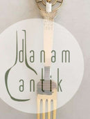 A. Michelsen Christmas Fork 1936Gilded Sterling Silver with Enamel