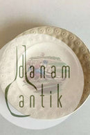 Gamle Engelsk Staffordshire Tallerken med motiv af mand der spiller rugby