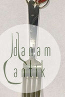 A. Michelsen 1933 Julegaffel Forgyldt Sterling Sølv med Emalje