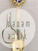 A. Michelsen 1931 Juleske Forgyldt Sterling Sølv med Emalje