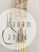 A. Michelsen 1926 Weihnachtsgabel Vergoldetes Sterling Silber