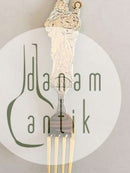 A. Michelsen 1916 Julegaffel Forgyldt Sterling Sølv