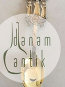 A. Michelsen 1915 Juleske  Forgyldt Sterling Sølv.