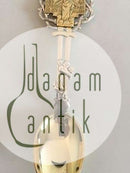 A. Michelsen 1914 Juleske Forgyldt Sterling Sølv.