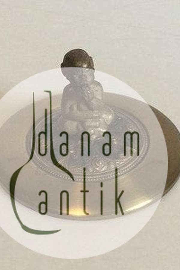 Messinglåg med Bacchus figur