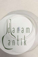 Herend Porcelain Hand-painted desert plate with insects, butterflies and flower.