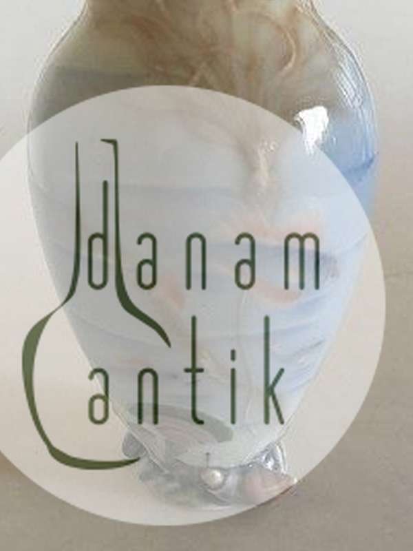 Heubach Art Nouveau Vase med Undersøisk Havdekoration