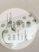 Heubach Art Nouveau Flerhullet Vase dekoreret med Roser