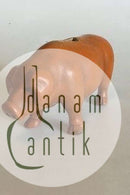 Danish Piggy Bank in pottery