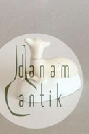 Engelsk fajance Lam figur