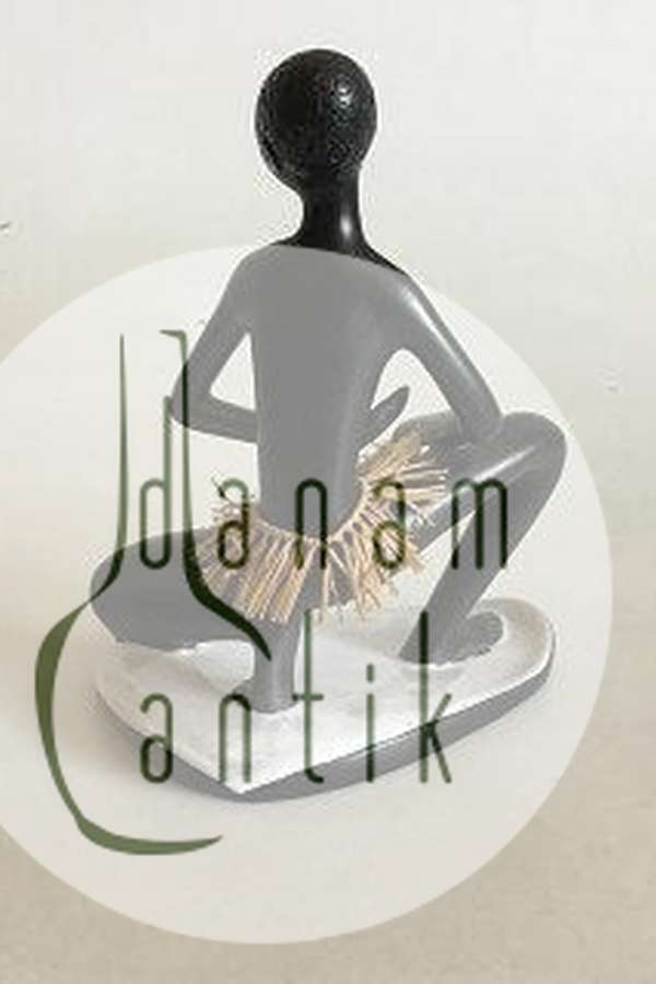 Leopold Anzengruber&#44;维也纳&#44;非洲妇女陶瓷像