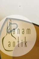 English Bread Basket of Yellow painted metal