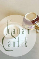 Empirekop dekoraeret med roser og guld. Antageligt Russisk. Fra 1860-1880