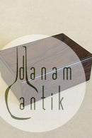 Klitgaard Box of Rosewood with loose Lid and Silver inlay