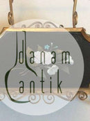 Old writing set ?. Made of brass and polished slate with floral decoration of colored stones.