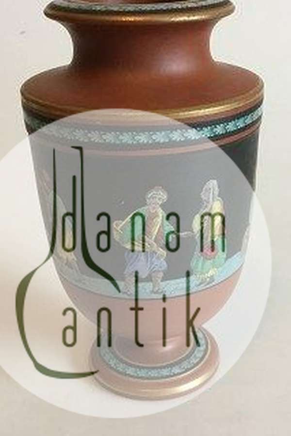 Tidlig håndmalet vase fra sydeuropa