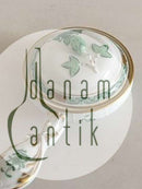 Herend Ungarsk Chinese Bouquet Grøn Apponyi  Kasserole Skål med låg