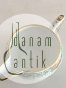 Herend Ungarsk  Chinese Bouquet Grøn Flødekande