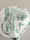 Herend Ungarsk Chinese Bouquet / Grandida Tupini Roma Grøn Sukkerskål