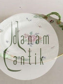 Herend Ungarn Kagefad, håndmalet blomster